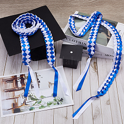 Two Tone Graduation Ribbon Leis&nbsp;FIND-WH0423-78A