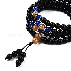 3-Loop Wrap Style Buddhist Jewelry&nbsp;BJEW-S140-15A