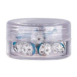 Brass Rhinestone Beads&nbsp;RB-JP0001-8mm-06S