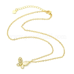 Brass Micro Pave Cubic Zirconia Pendant Necklaces&nbsp;NJEW-JN06458