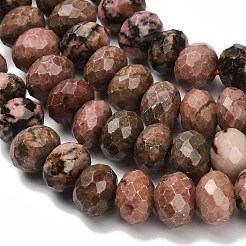 Natural Rhodonite Beads Strands&nbsp;G-C259-A09-8x12mm