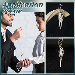 60Pcs Tibetan Style Alloy Pendants for Halloween&nbsp;TIBE-HY0001-12