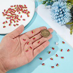 100Pcs Resin Cherry Cabochons&nbsp;MRMJ-ME0001-02