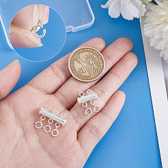925 Sterling Silver Slide Lock Clasps&nbsp;HJEW-PH02087