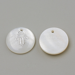Freshwater Shell Pendants&nbsp;LS-SHEL-Q010-002P