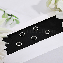 5Pcs 925 Sterling Silver Split Jump Rings&nbsp;STER-BBC0009-45C