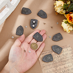 10Pcs Alloy Decorative Rivets&nbsp;BUTT-FH0001-028B