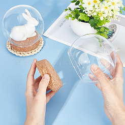 Round Glass Dome Cover&nbsp;DJEW-WH0043-33