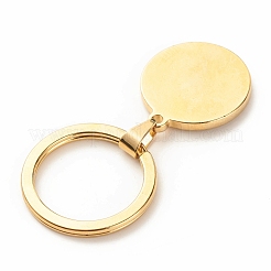 304 Stainless Steel Pendants Keychain&nbsp;KEYC-JKC00314-02