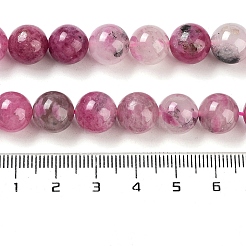 天然石桜色アゲート瑪瑙ビーズ連売り  ラウンド  10~10.5mm  穴：1mm  約37個/連  15.04~15.20''（38.2~38.4センチメートル）&nbsp;G-B076-A02-03