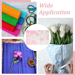 5Pcs Flower Gift Wrapping Paper&nbsp;DIY-WH0671-290B