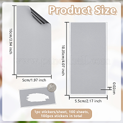 100Pcs PET Coated Scratch Off Film Password Sticker&nbsp;DIY-OC0014-72B