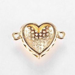 Brass Micro Pave Cubic Zirconia Links&nbsp;ZIRC-L068-27G