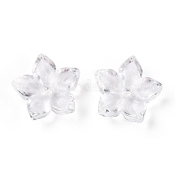 Transparent Glass Bead Caps&nbsp;GLAA-N001-07