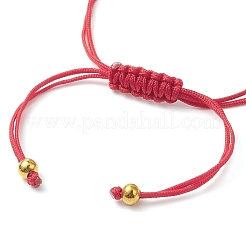 Christmas Theme Alloy Enamel Braided Bead Bracelets&nbsp;BJEW-JB11110