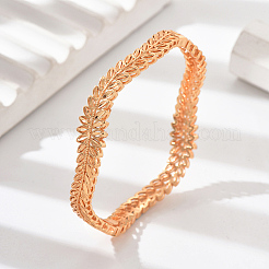 Middle Eastern Style Leaf Brass Bangles for Women&nbsp;QP3083