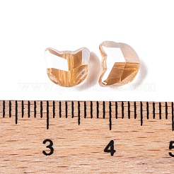 100Pcs Electroplate Glass Beads&nbsp;EGLA-P060-01A-PL01