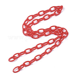 Opaque Acrylic Cable Chains&nbsp;X-SACR-N010-001E