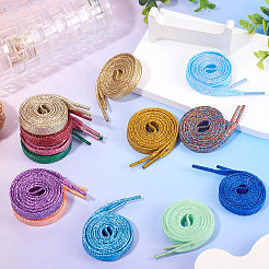 13 Pairs 13 Colors Polyester Cord Shoelace&nbsp;AJEW-TA0002-48