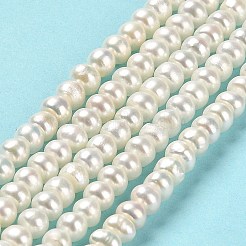 Natural Cultured Freshwater Pearl Beads Strands&nbsp;PEAR-J007-26