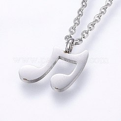 304ステンレススチールジュエリーセット  スタッドピアスとペンダントネックレス  ノート  ミックスカラー  ネックレス：17.7インチ（45cm）  スタッドピアス：8x4x1.2mm  ピン：0.8mm&nbsp;SJEW-O090-13