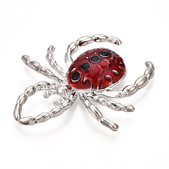 Rack Plating Alloy Enamel Pendants&nbsp;ENAM-N056-401P