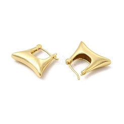 Brass Bag Shape Hoop Earrings for Women&nbsp;EJEW-E275-07