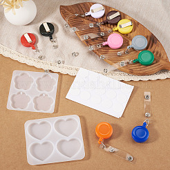 2Pcs 2 Styles DIY Pendant Silicone Molds&nbsp;DIY-TA0015-24