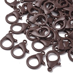 プラスチックカニカン  コーヒー  35x24.5x6mm  穴：3mm&nbsp;X-KY-ZX002-08