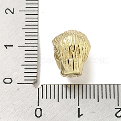 Brass Micro Pave Camellia Cubic Zirconia Beads&nbsp;ZIRC-P119-08G