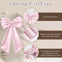 Nylon Detachable Bridal Bowknot for Wedding Dresses&nbsp;DIY-WH20002-630D