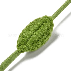 Handmade Crochet Polyester Flower Ornaments&nbsp;AJEW-XCP0002-66