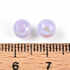 Electroplate Pearlized Glass Pearl Beads&nbsp;EGLA-T021-14A-08