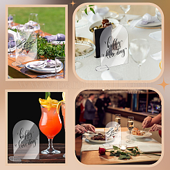 Acrylic Table Sign Holders&nbsp;AJEW-WH0709-089