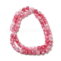 Electroplate Glass Beads Strand&nbsp;GLAA-G088-03