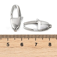 304 Stainless Steel Lobster Claw Clasps&nbsp;STAS-B089-01F-P