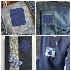 5 Sheets Denim Self-adhesive Patches&nbsp;PATC-TA0001-61D