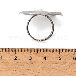 304 Stainless Steel Cuff Open Rings for Women&nbsp;SA-CBAF040-03P