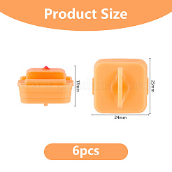 18Pcs Plastic Paper Cutter&nbsp;AJEW-DC0004-35