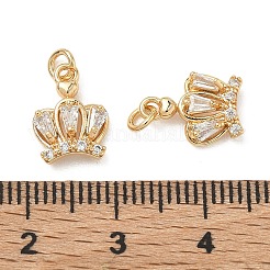 SHEGRACE Brass Micro Pave Cubic Zirconia Pendants&nbsp;XGRQ3D355-516G
