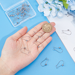 30Pcs 304 Stainless Steel Hoop Earrings Findings&nbsp;STAS-UN0049-86