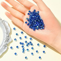 プレシオサ®クリスタルビーズ  チェコクリスタル  451 19 602 ラウンド  60310 200 カプリブルー AB  5mm  穴：1mm&nbsp;X-PRC-BB5-60310-200