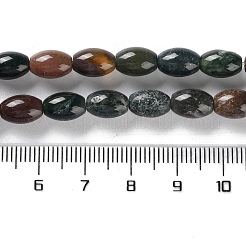 天然石インディアン瑪瑙ビーズ連売り  ライス  9x6mm  穴：1mm  約44個/連  15.94インチ（40.5cm）&nbsp;G-I369-B09-01