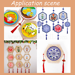 DIY Woven Bamboo Network&nbsp;FIND-WH0101-08