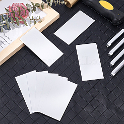 アルミシート  レーザー切断用  精密加工  金型製作  長方形  銀  10x5x0.1cm&nbsp;AJEW-PH0001-68C