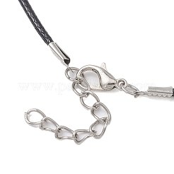 Transparent Electroplate Glass Pendant Necklaces&nbsp;NJEW-MZ00040