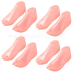 Plastic Mannequin Foot Display Stands for Socks&nbsp;AJEW-WH0871-14