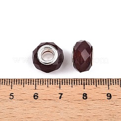 Imitation Jade Glass European Beads&nbsp;GPDL-N004-B14mm-B04