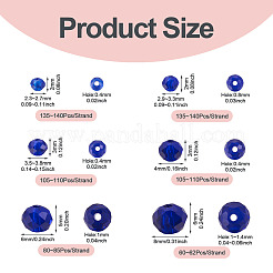 6 Strands 6 Styles Glass Beads Strands&nbsp;EGLA-TADJ0001-05D