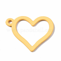 Spray Painted Alloy Pendants&nbsp;PALLOY-Q434-013G-NR
